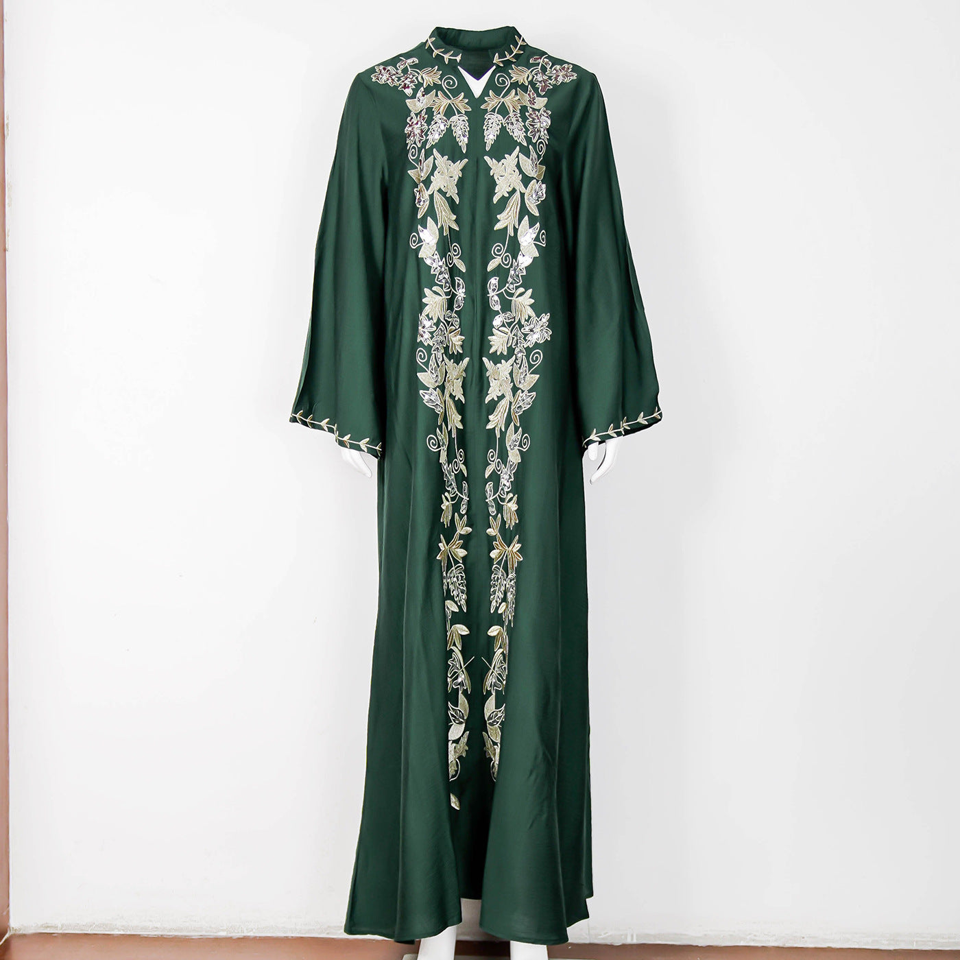 Middle East foreign trade abaya arabic robe women's clothing, embroidered muslim dubai robe cross-border wholesale evening dress 