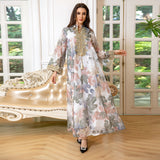 2025 new dress women's Muslim robe