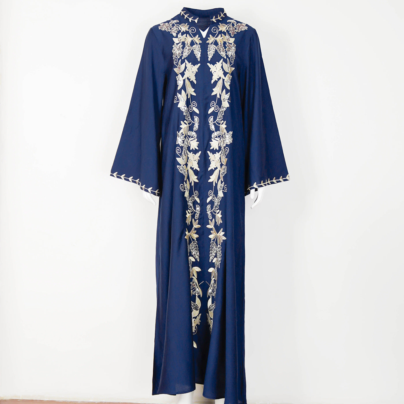 Middle East foreign trade abaya arabic robe women's clothing, embroidered muslim dubai robe cross-border wholesale evening dress 