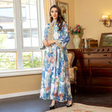 2025 new dress women's Muslim robe