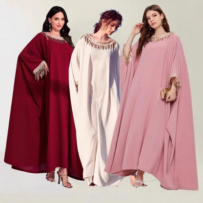 Middle East Women's Clothing Arabian Dress Robe European and American Large Size Elegant Dress Cross-border Wholesale 