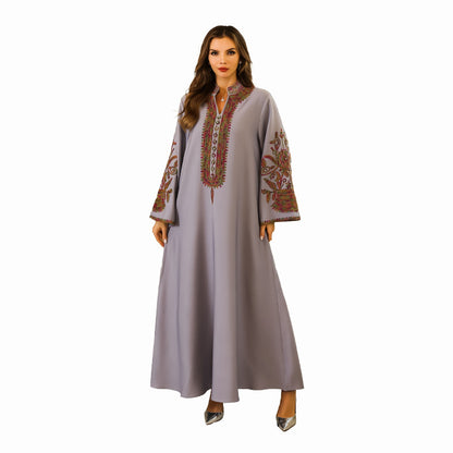 Cross-border Dubai abaya robe women's dress, Turkey Middle East Muslim robe women's foreign trade wholesale