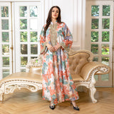 2025 new dress women's Muslim robe